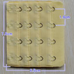 7.6cm Bra Extenders 4 Hooks 4 Rows, Adjustable Bra Strap Extension for Women, Plus Size/Maternity Comfort Underwear Accessories