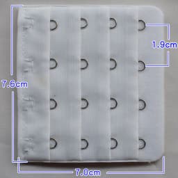 7.6cm Bra Extenders 4 Hooks 4 Rows, Adjustable Bra Strap Extension for Women, Plus Size/Maternity Comfort Underwear Accessories