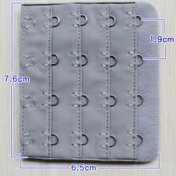 7.6cm Bra Extenders 4 Hooks 4 Rows, Adjustable Bra Strap Extension for Women, Plus Size/Maternity Comfort Underwear Accessories