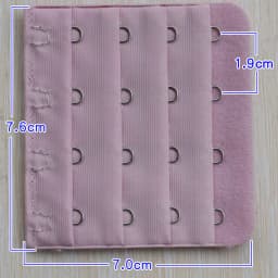 7.6cm Bra Extenders 4 Hooks 4 Rows, Adjustable Bra Strap Extension for Women, Plus Size/Maternity Comfort Underwear Accessories