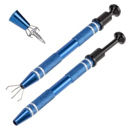 Professional 4 Claws Tweezers IC Extractor Jewelry Tweezers Precision Parts Clamp Tweezers Electronic Component Pick Up Puller