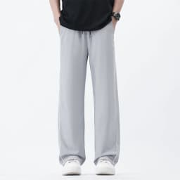 Summer Men Sweatpants Joggers Straight Pants Neutral Breathable Loose Outdoor Quick Drying Fabric Fitness Pants Casual Trouser