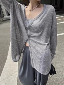 Women's Cardigan New V-neck Long Sleeved Female Shirt Female Jumpers Sun Protection Woman Top Spring Summer Knitted Cardigan