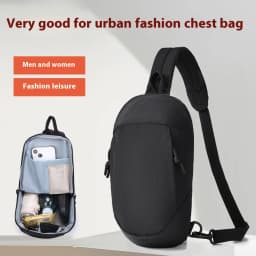 Men And Women Waist Packs Lightweight Stylish Crossbody Bag,Daily Commute Chest Bag Travel Casual Messenger Bag