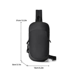 Men And Women Waist Packs Lightweight Stylish Crossbody Bag,Daily Commute Chest Bag Travel Casual Messenger Bag