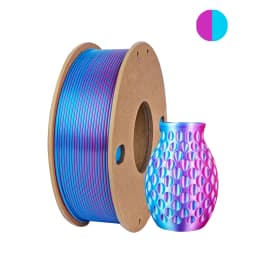 Three Color PLA Silk Filament 250g per Roll Net Weight, Suitable for FDM 3D Printers, 1.75mm Silk PLA 3D Printing Material.