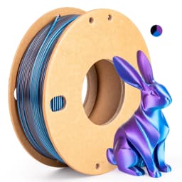 Three Color PLA Silk Filament 250g per Roll Net Weight, Suitable for FDM 3D Printers, 1.75mm Silk PLA 3D Printing Material.
