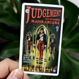 78 Pcs Tarot Cards Based on Rider Waite System Todd Alcott's Sci-Fi Tarot, Science-Fiction-themed Tarot Deck, 10.3*6cm
