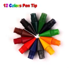 12/24pcs Permanent pencil replaceable refills Infinite pencil graphite nib metal nib inkless pencil eternal replacement head