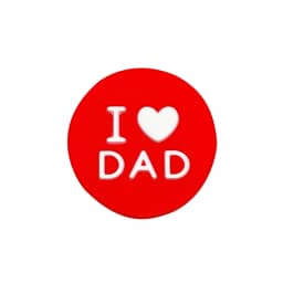 10pcs Love DAD Silicone Beads Kids Teething Toddler Toys Food Grade Silicone Teethers DIY Pacifier Toy Accessories