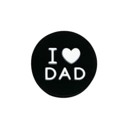 10pcs Love DAD Silicone Beads Kids Teething Toddler Toys Food Grade Silicone Teethers DIY Pacifier Toy Accessories
