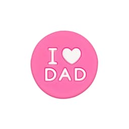 10pcs Love DAD Silicone Beads Kids Teething Toddler Toys Food Grade Silicone Teethers DIY Pacifier Toy Accessories