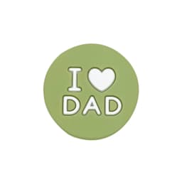 10pcs Love DAD Silicone Beads Kids Teething Toddler Toys Food Grade Silicone Teethers DIY Pacifier Toy Accessories