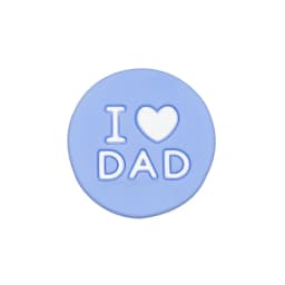 10pcs Love DAD Silicone Beads Kids Teething Toddler Toys Food Grade Silicone Teethers DIY Pacifier Toy Accessories