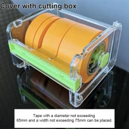 Tape Dispenser Cutter Masking Tape Storage Box Portable Stationery Masking Tape Cutter Model Tools DIY Painting Model