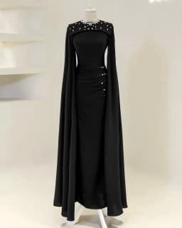 Eightale 2025 Burgundy Evening Dress Beaded Cape Sleeve Saudi Arabic Prom Party Dress Women Formal Gowns Customized