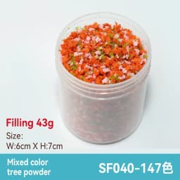 50ml 1-3mm Simulation bush grass sponge tree powder coarse grain flowers leaves diy military train model sand table scene layout