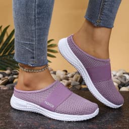 Women's Shoes Solid Color Mules, Women's Summer Shoes Free Shipping Shoes Slippers for Women Comfortable and Breathable