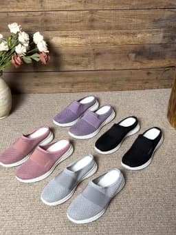 Women's Shoes Solid Color Mules, Women's Summer Shoes Free Shipping Shoes Slippers for Women Comfortable and Breathable