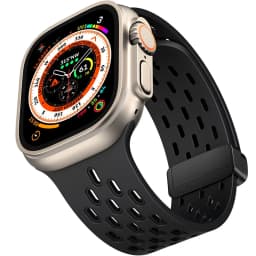 Magnetic Buckle band For Apple watch ultra 2 Strap 49mm 44mm 45mm 40mm 41mm 42 46 mm Silicone Bracelet Series 10 9 7 8 se 6 5 3