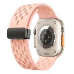 Magnetic Buckle band For Apple watch ultra 2 Strap 49mm 44mm 45mm 40mm 41mm 42 46 mm Silicone Bracelet Series 10 9 7 8 se 6 5 3