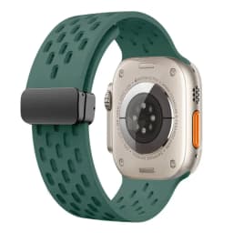 Magnetic Buckle band For Apple watch ultra 2 Strap 49mm 44mm 45mm 40mm 41mm 42 46 mm Silicone Bracelet Series 10 9 7 8 se 6 5 3