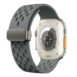 Magnetic Buckle band For Apple watch ultra 2 Strap 49mm 44mm 45mm 40mm 41mm 42 46 mm Silicone Bracelet Series 10 9 7 8 se 6 5 3