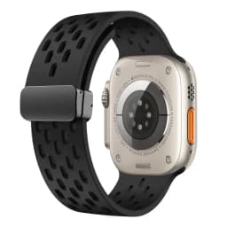 Magnetic Buckle band For Apple watch ultra 2 Strap 49mm 44mm 45mm 40mm 41mm 42 46 mm Silicone Bracelet Series 10 9 7 8 se 6 5 3