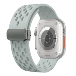 Magnetic Buckle band For Apple watch ultra 2 Strap 49mm 44mm 45mm 40mm 41mm 42 46 mm Silicone Bracelet Series 10 9 7 8 se 6 5 3