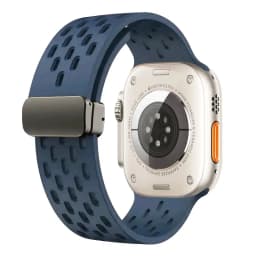 Magnetic Buckle band For Apple watch ultra 2 Strap 49mm 44mm 45mm 40mm 41mm 42 46 mm Silicone Bracelet Series 10 9 7 8 se 6 5 3
