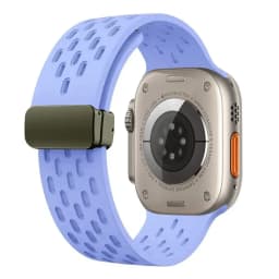 Magnetic Buckle band For Apple watch ultra 2 Strap 49mm 44mm 45mm 40mm 41mm 42 46 mm Silicone Bracelet Series 10 9 7 8 se 6 5 3