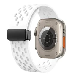 Magnetic Buckle band For Apple watch ultra 2 Strap 49mm 44mm 45mm 40mm 41mm 42 46 mm Silicone Bracelet Series 10 9 7 8 se 6 5 3