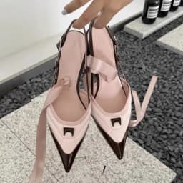 Mary Jane Bow Knot Slip On Strange Heel Sexy Lady Pumps 2025 New Pointed Toe All-Match Casual Shoes Sport Sneaker High Heels