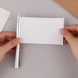 Easy-to-Use Hidden Writing Pen with Pull-Out Paper for Secret Information