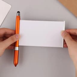 Easy-to-Use Hidden Writing Pen with Pull-Out Paper for Secret Information