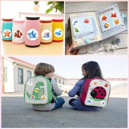 500/1000 Pcs Roll Sticker For Kids Cute Cartoon Fish Deals Sea Ocean Animal Stickers Creature Labels For Teacher Reward School