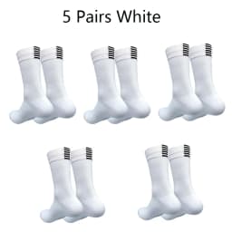 5 Pairs Professional Cycling Socks Men's Outdoor Sports Quick-Drying Bicycle Socks Sweat Absorbing Breathable Running Socks
