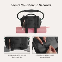 BAGSMART Boston Bag for Women Mini Duffel Shoulder Crossbody Bag Waterproof with Wet Pocket Gym Travel Daily Beach Weekender