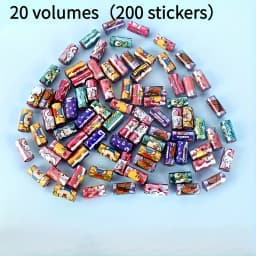 Mini DIY Stickers - 1000+ Patterns Randomly Selected, Reusable Paper Charms for Personalized Accessory Crafts|Playful Design