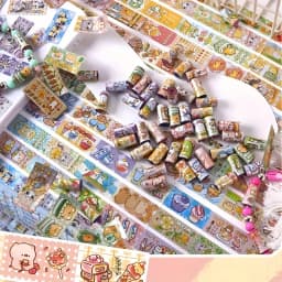 Mini DIY Stickers - 1000+ Patterns Randomly Selected, Reusable Paper Charms for Personalized Accessory Crafts|Playful Design