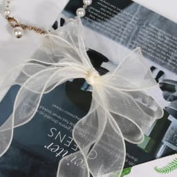 4cm Wide Fishtail Organza Shoelaces Wave Chiffen Yarn Bow Laces Beauty White Casual Sneaker DE Training Shoes Laces(1pairs)