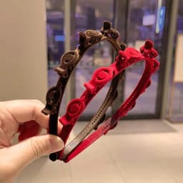 1/3 Pcs Flocking Braided Headband for Women Simple Broken Hair Band Fashion Girls Face Washing Hair Hoop Hair Accessories