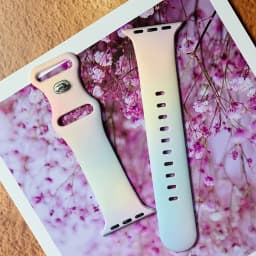 Fashion Aurora Silicone Strap for Apple Watch Ultra 49mm Band 45 44 38 40 41 46 42mm Bracelet iWatch Series 12 11 10 9 8 7 6 5 4