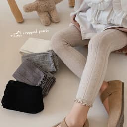 Spring Warm Girls Pants Solid Color Cotton Baby Leggings Lace Flower Skinny Pants Girl Leggings Children Trousers