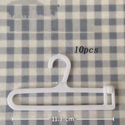 Plastic Doll Clothes Rack Miniature Dollhouse Furniture Toy Cosplay Closet Organizer for 15/20cm Cotton Doll Playing House Gift