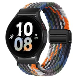 20mm 22mm Nylon Braided Strap for Samsung Galaxy Watch 7 6 5 4 Strap Magnetic Band for Huawei Watch GT6 5Pro GT4 3Pro 46mm Strap