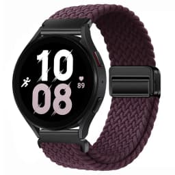 20mm 22mm Nylon Braided Strap for Samsung Galaxy Watch 7 6 5 4 Strap Magnetic Band for Huawei Watch GT6 5Pro GT4 3Pro 46mm Strap