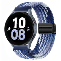20mm 22mm Nylon Braided Strap for Samsung Galaxy Watch 7 6 5 4 Strap Magnetic Band for Huawei Watch GT6 5Pro GT4 3Pro 46mm Strap