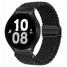 20mm 22mm Nylon Braided Strap for Samsung Galaxy Watch 7 6 5 4 Strap Magnetic Band for Huawei Watch GT6 5Pro GT4 3Pro 46mm Strap