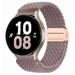 20mm 22mm Nylon Braided Strap for Samsung Galaxy Watch 7 6 5 4 Strap Magnetic Band for Huawei Watch GT6 5Pro GT4 3Pro 46mm Strap